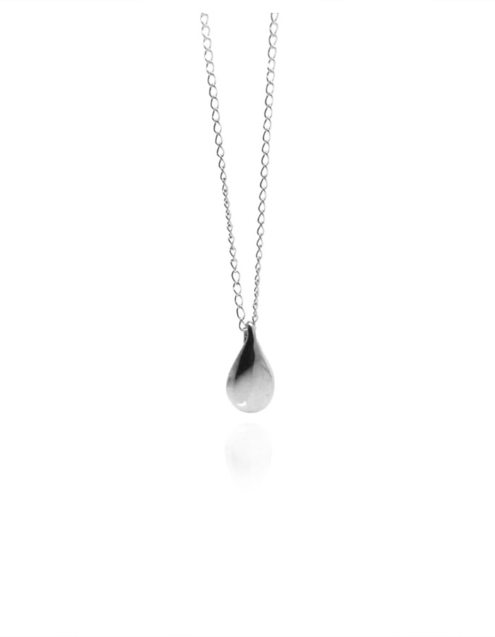 le bleu) drop necklace - silver - 마지막 제품