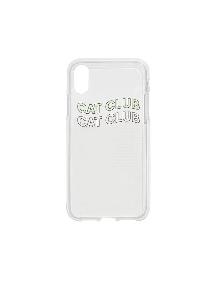 purr) cat club iPhone case Mint