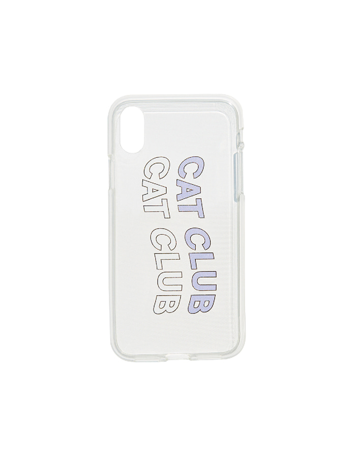 purr) cat club iPhone case Lavender