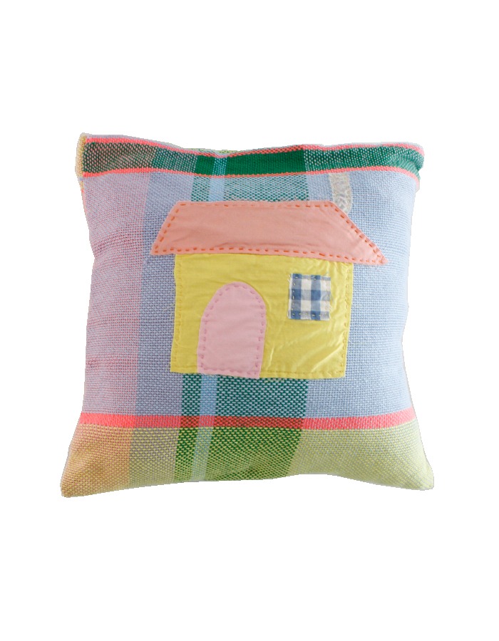 blue hour) Woven Cushion cover - Yewllow house