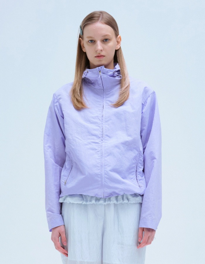 COSMOSS) Nylon Windrunner Jacket (Lilac)