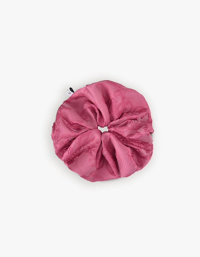 colocynth) Pet ScrunchieㅣJacquard Pink Lilly