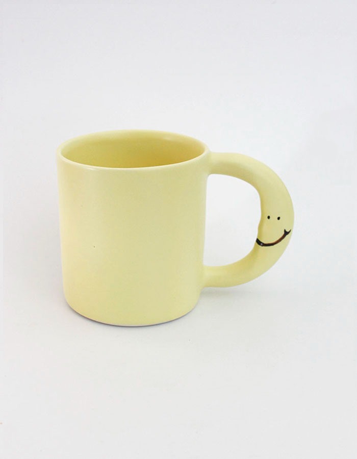 Nightfruiti) Smile moon cup (milky yellow)