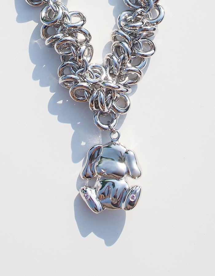 inodore) Cutie bunny necklace (cubic)