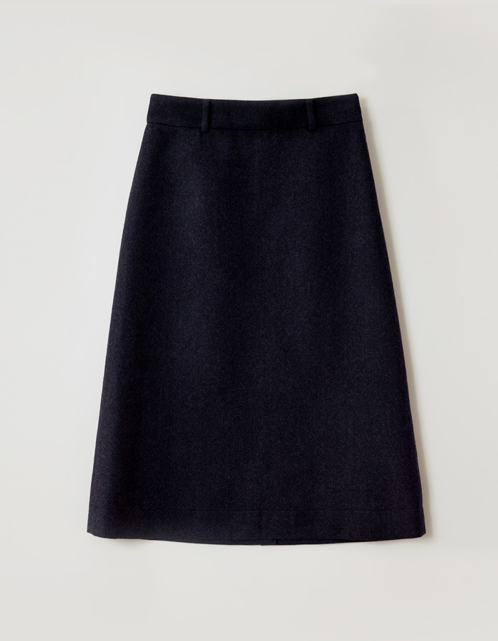 peces) Cindy wool skirt (D/Grey)