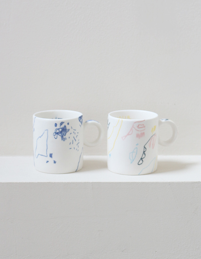 blue hour) painting mug
