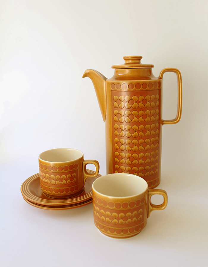 hornsea) saffron cup&amp;saucer, teapot - 3차 재입고 - 마지막 제품