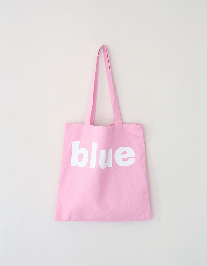 blue hour) &#039;blue&#039; souvenir bag -pink