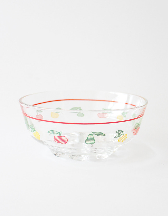 Italy vintage) glass bowl