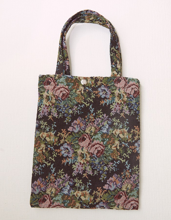 cosmoss) Floral Zagard Bag (Black)