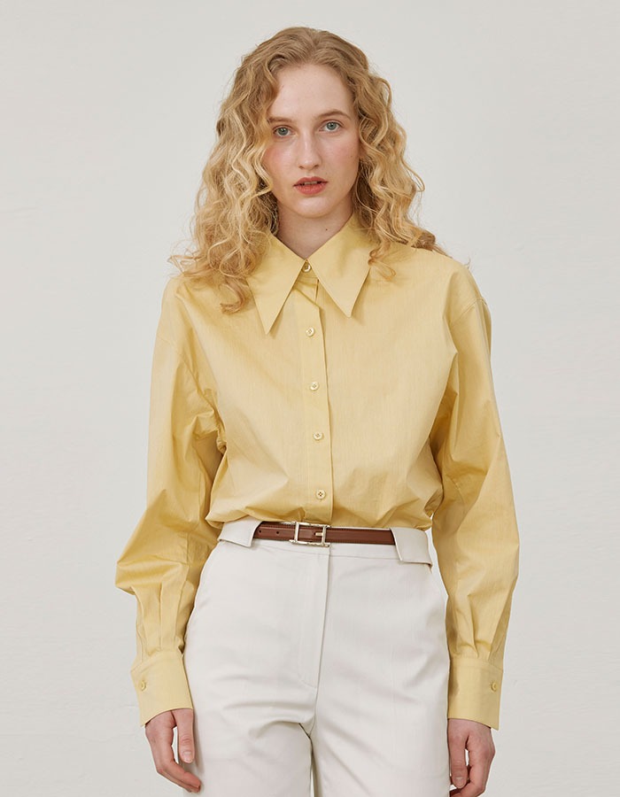 lenuee) Polina shirt_French yellow