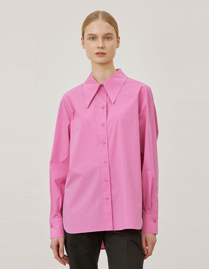 lenuee) Polina shirt_Taffy pink