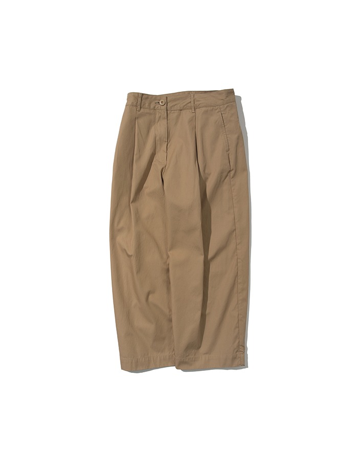 SOFTUR) PLEATED WIDE PANTS_BEIGE 2차 재입고