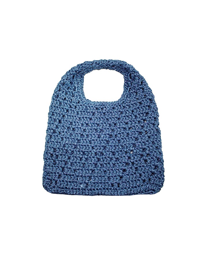 colocynth) Tunsee Crochet BagㅣShine Blue