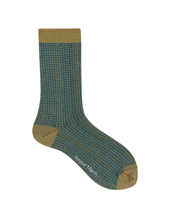 Bonjour March) turquoise socks