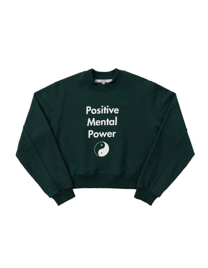 AOY) &#039;PMP&#039; Sweat Cropped Pullover