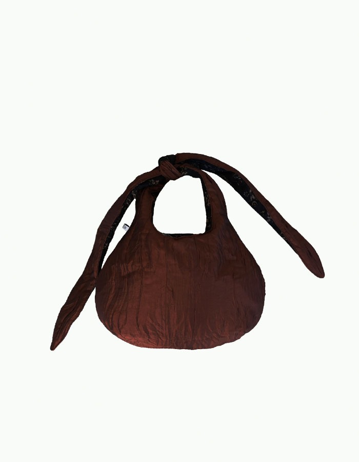 Colocynth) Reversilble Bozagi Bag Flower Brown (Red Brown)