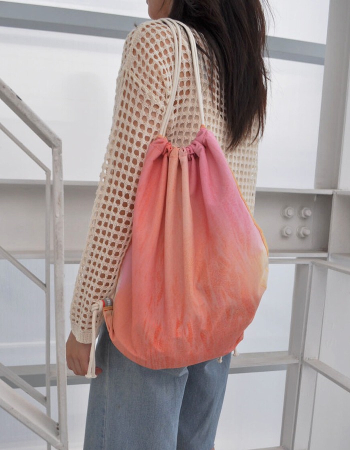 rysm) Peach sherbet string bag