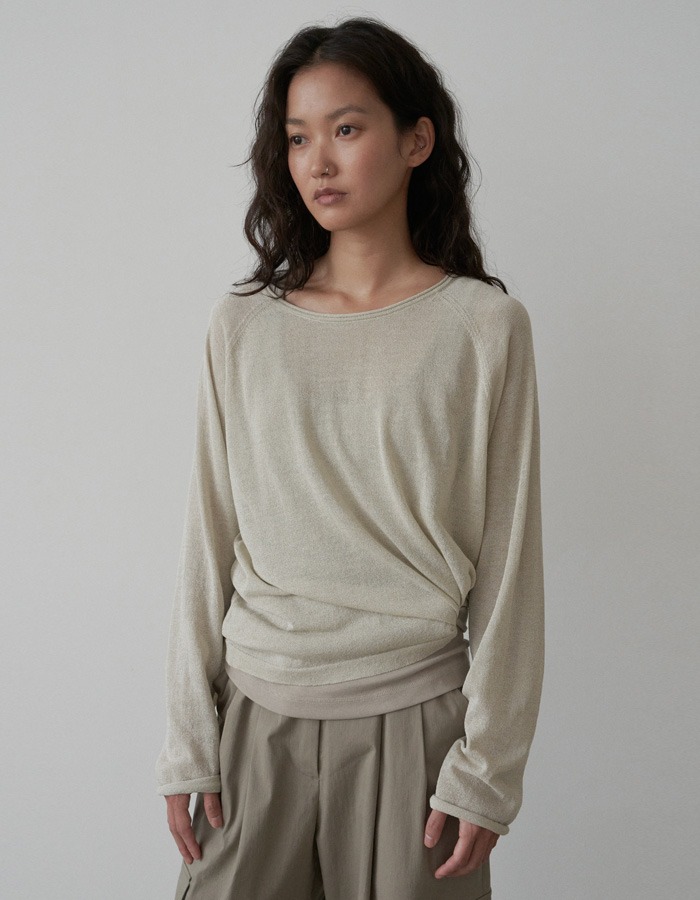COURBUI) LIGHT PULLOVER (SAGE) 3차 재입고