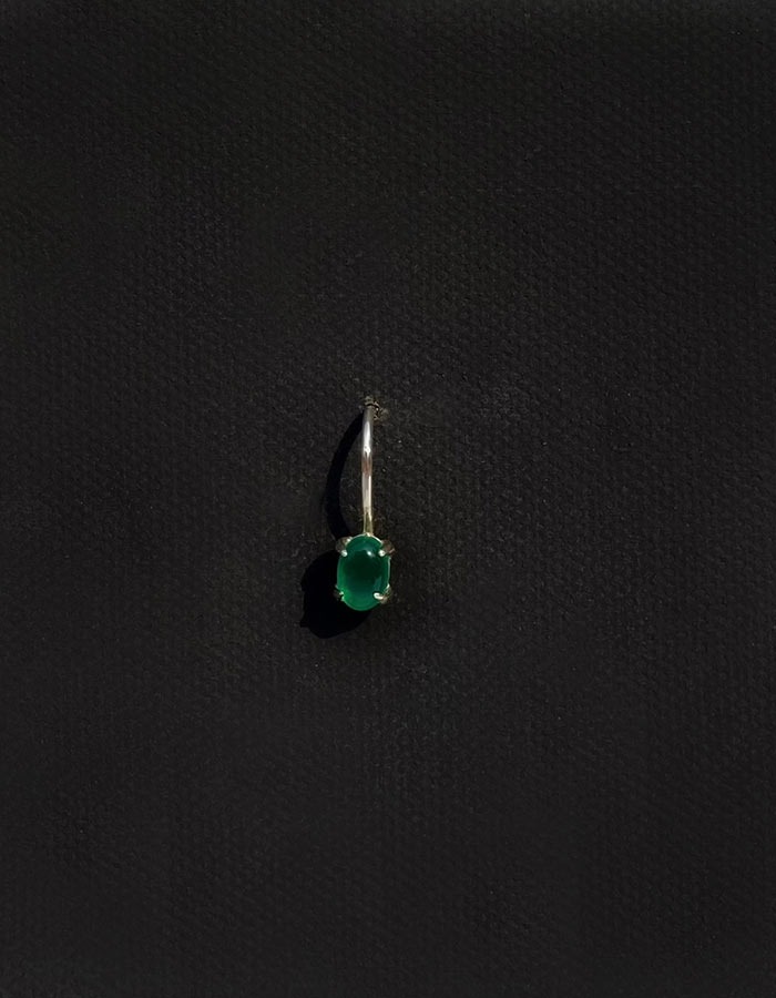 suzuran) Fables 2way earpiece (Green Onyx)