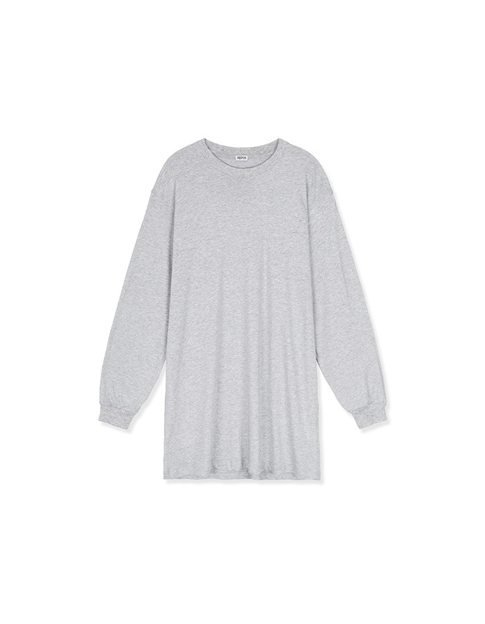 REPOS) OVER SINGLE T-SHIRTS (M GREY) 재입고