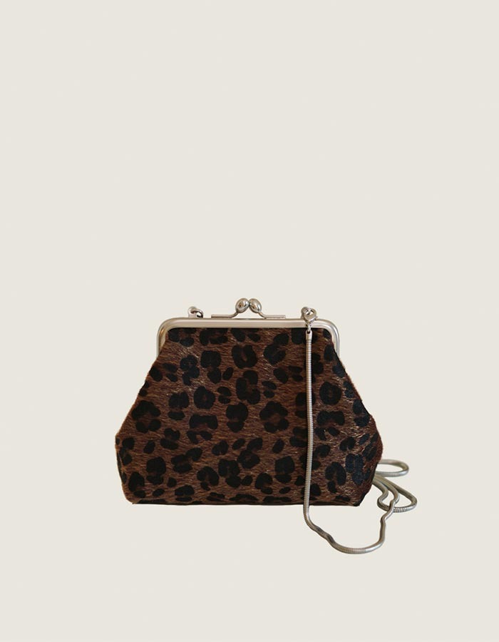 BOLSAC) milli mini bag (leopard brown)