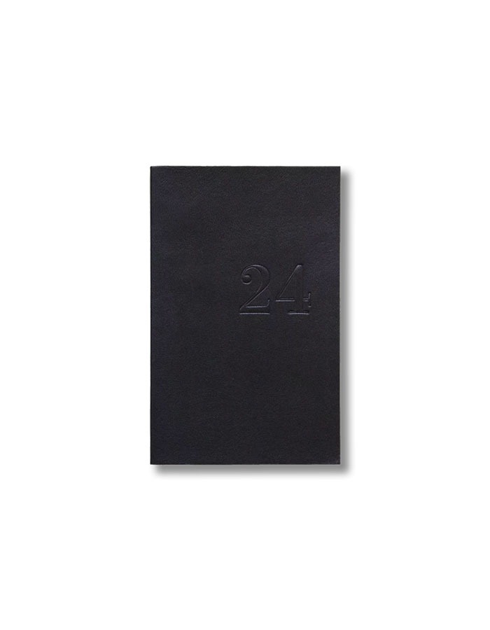 Geulwoll) Diaryㅣle typographe 2024 agenda - Black
