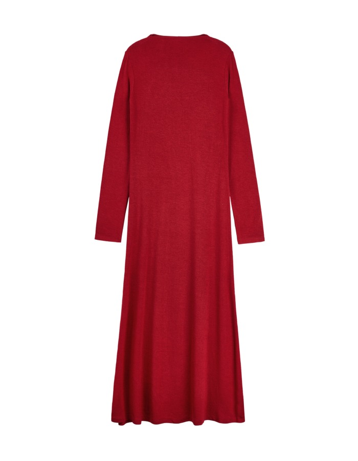 REPOS) WINTER HOLIDAY DRESS (RED)