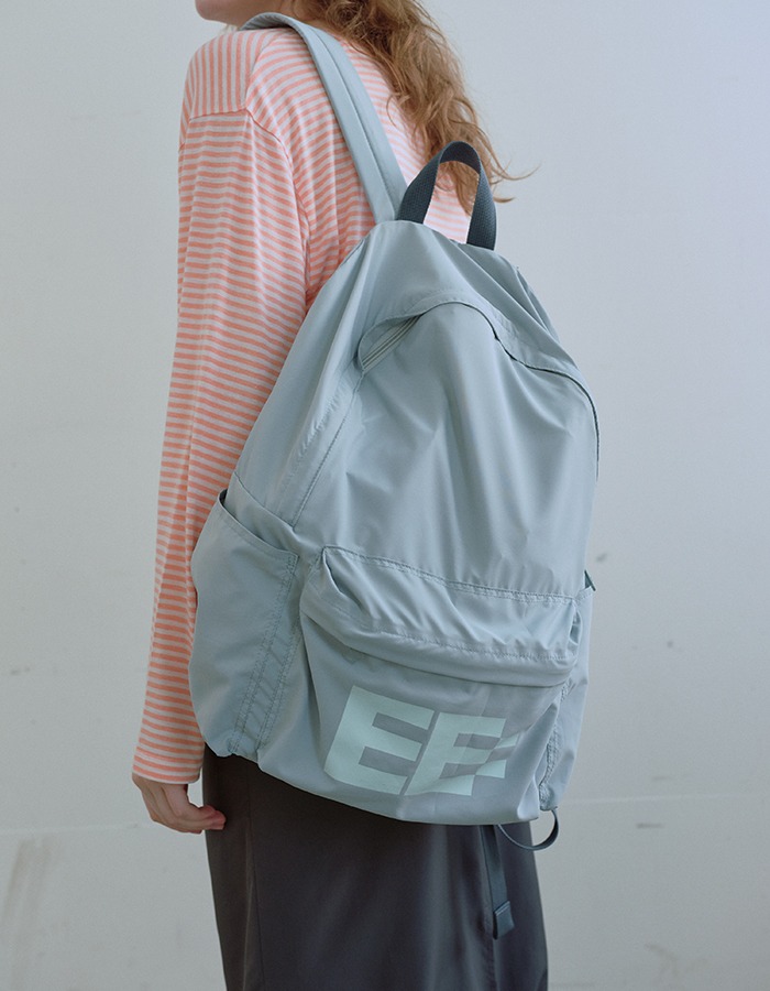 ENZO BLUES) Pixel Logo Basic Backpack (Mint)