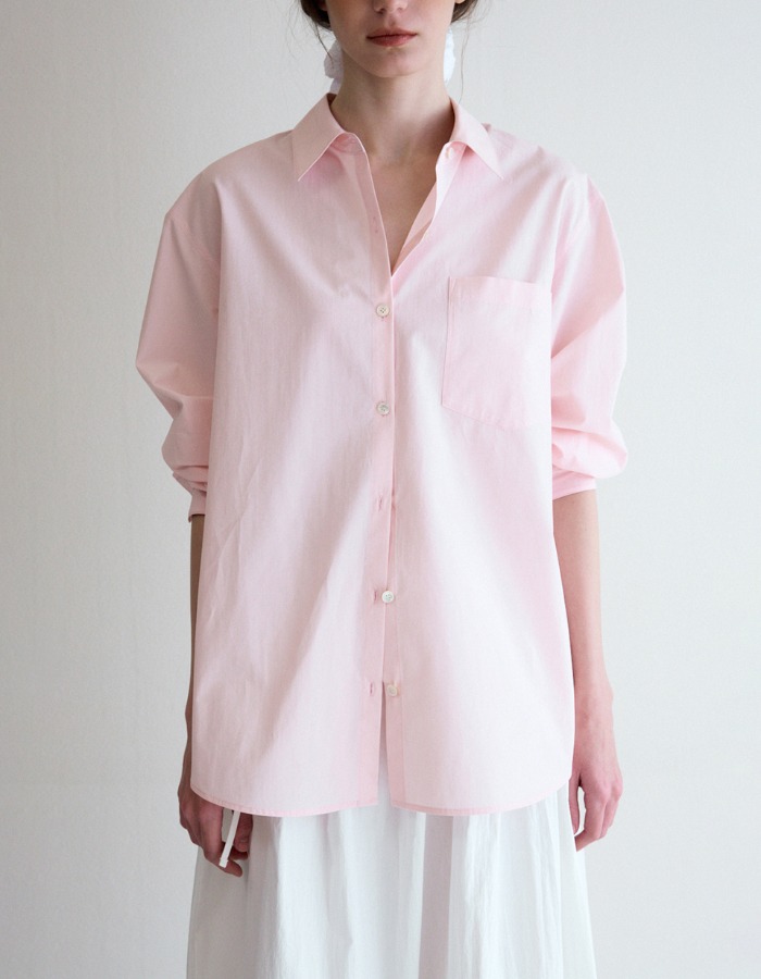 springcrocus) Cotton Shirt - Pink