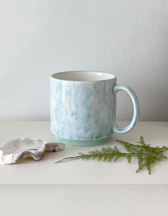 Saie Pottery) waterside 02 &#039;waterside green&#039; mug 마지막 수량