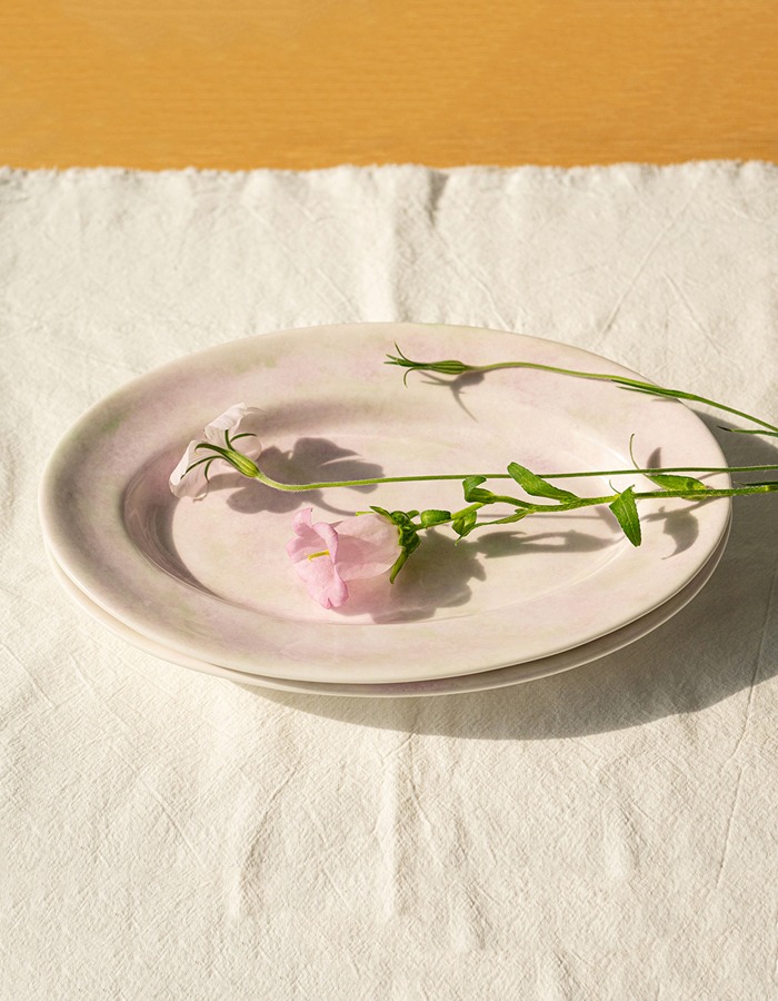 Saie Pottery) waterside &#039;pink&#039; _ oval plate 3차 재입고